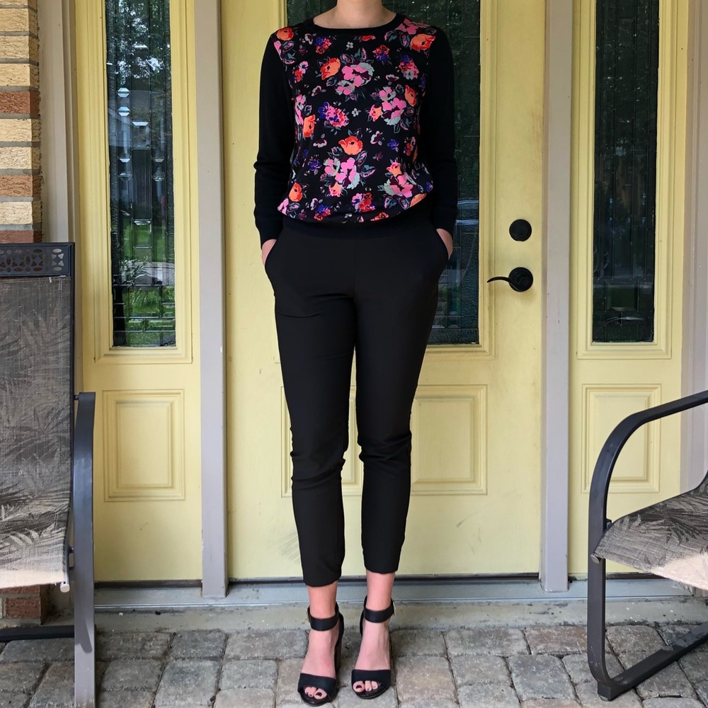 Forever21 Floral Sweater